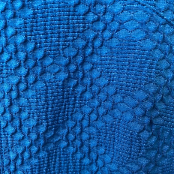 Banana Republic | Blue Textured Dress - Picture 5 of 8